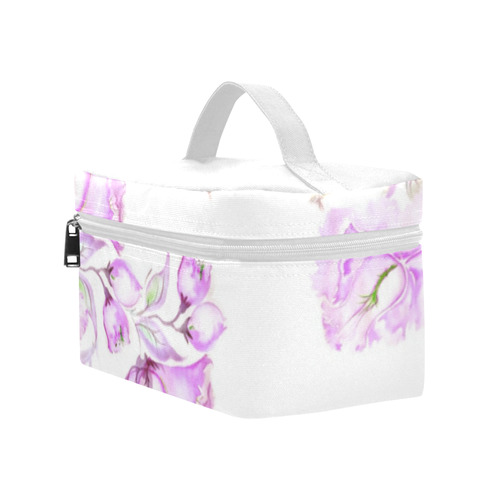 Chinese Peonies 2 Cosmetic Bag/Large (Model 1658)