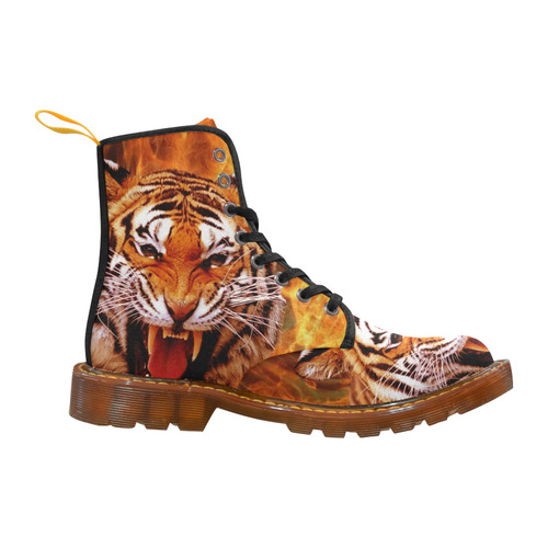Tiger and Flame Martin Boots For Women Model 1203H