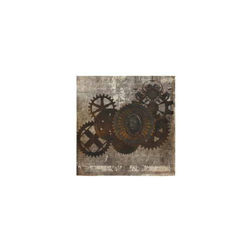 A rusty steampunk letter with gears Square Towel 13“x13”