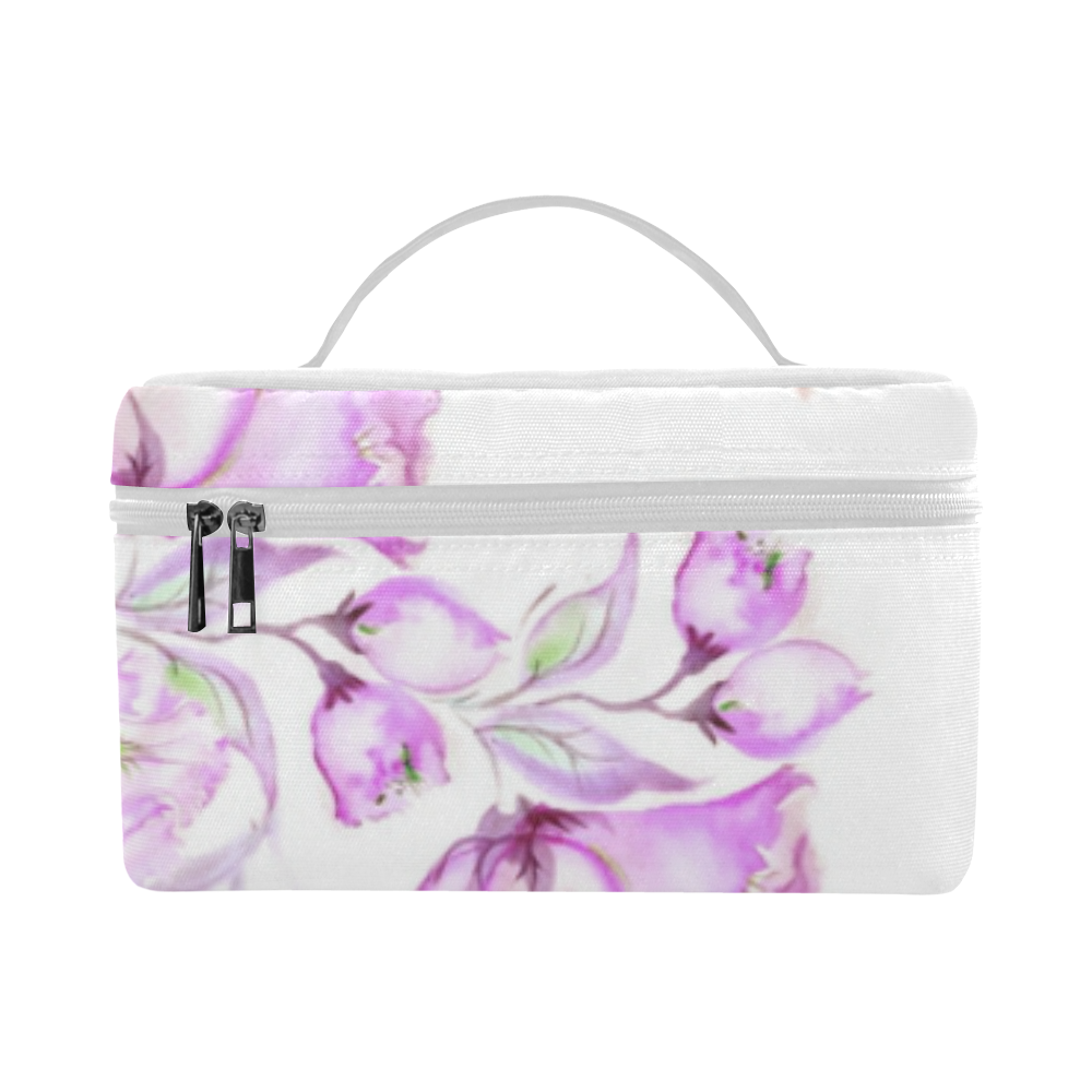 Chinese Peonies 2 Cosmetic Bag/Large (Model 1658)