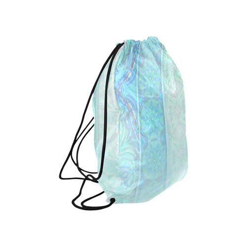 teal Large Drawstring Bag Model 1604 (Twin Sides)  16.5"(W) * 19.3"(H)
