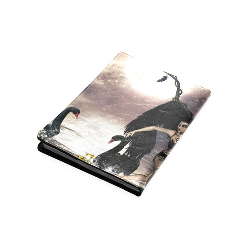 Wonderful dark swan fairy Custom NoteBook B5