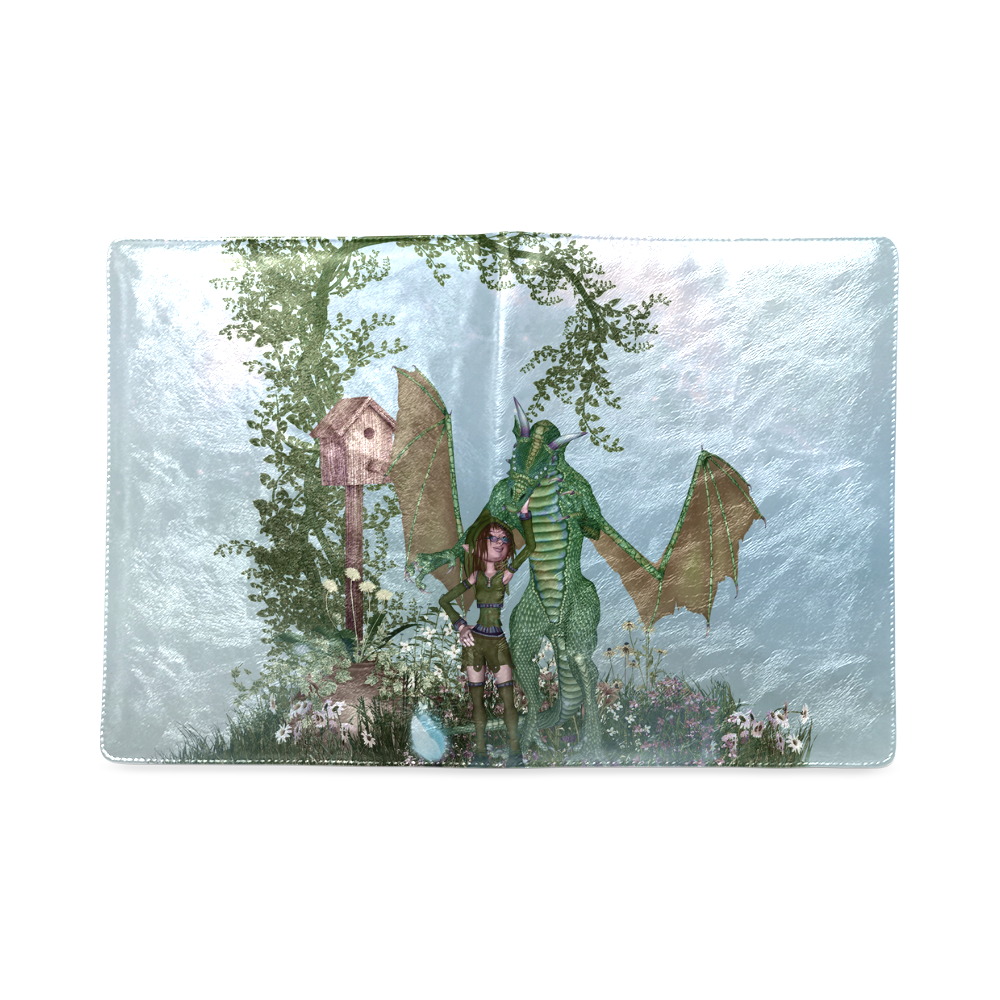 The dragon with cute fairy Custom NoteBook B5