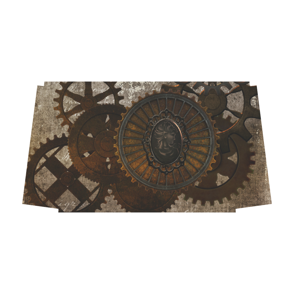 A rusty steampunk letter with gears Classic Travel Bag (Model 1643) Remake