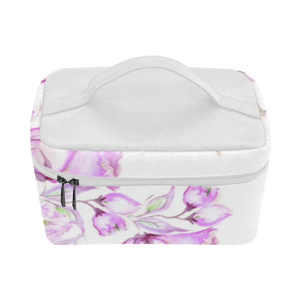 Chinese Peonies 2 Cosmetic Bag/Large (Model 1658)