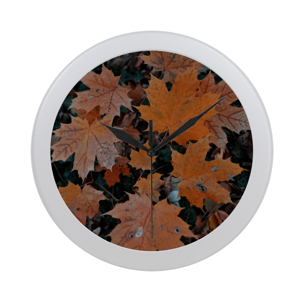 Herbststimmung Circular Plastic Wall clock