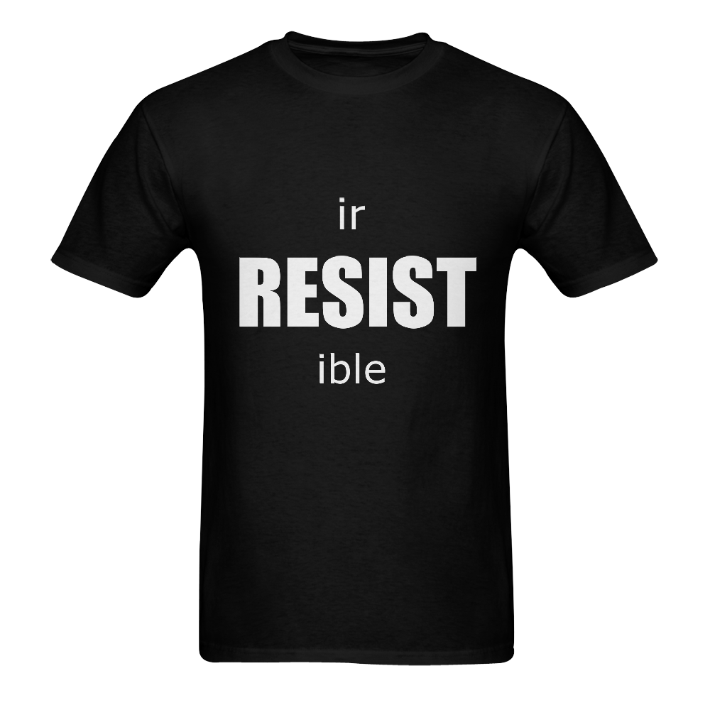Irresistible Men's T-Shirt in USA Size (Two Sides Printing)
