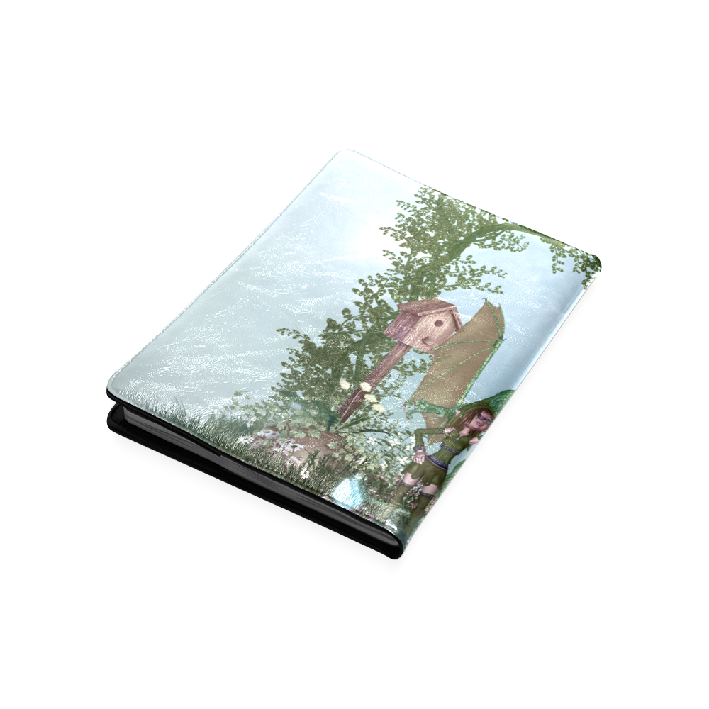 The dragon with cute fairy Custom NoteBook B5