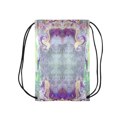 water fall 2 Small Drawstring Bag Model 1604 (Twin Sides) 11"(W) * 17.7"(H)