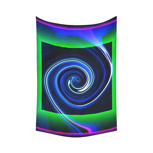 Dance in Neon - Jera Nour Cotton Linen Wall Tapestry 60"x 90"