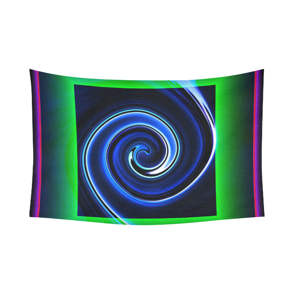 Dance in Neon - Jera Nour Cotton Linen Wall Tapestry 90"x 60"