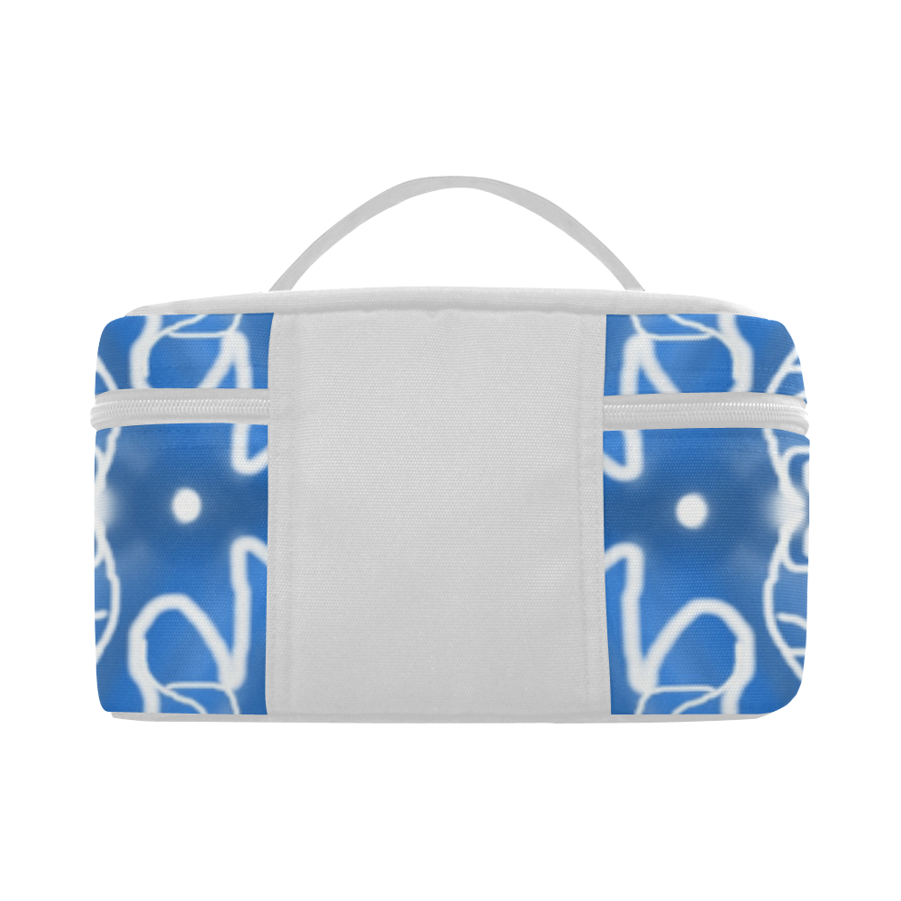 blue tile 1 Cosmetic Bag/Large (Model 1658)