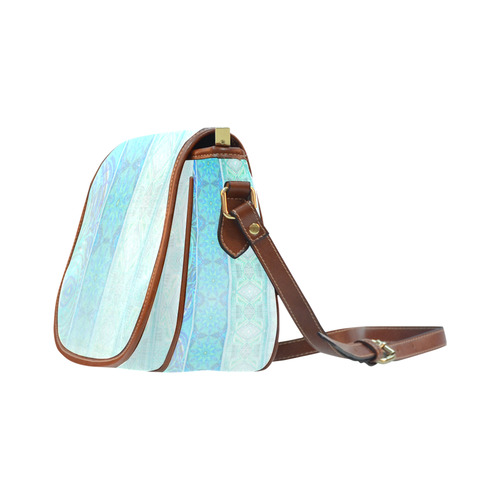 teal Saddle Bag/Small (Model 1649) Full Customization