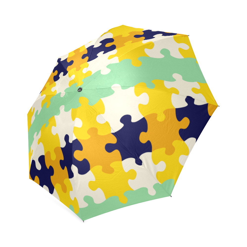 Puzzle pieces Foldable Umbrella (Model U01)