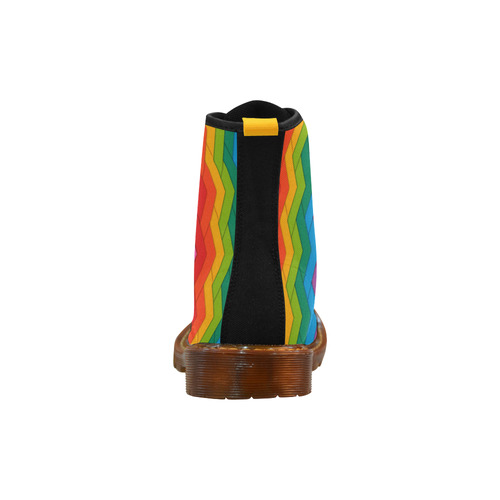 Woven Rainbow Martin Boots For Women Model 1203H