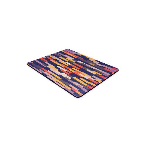 Rectangles in retro colors Rectangle Mousepad