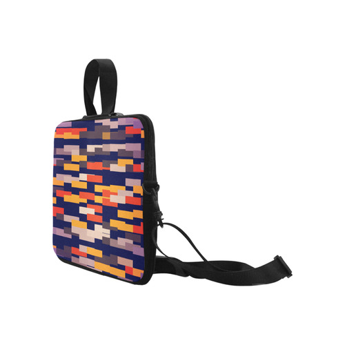 Rectangles in retro colors Laptop Handbags 17"