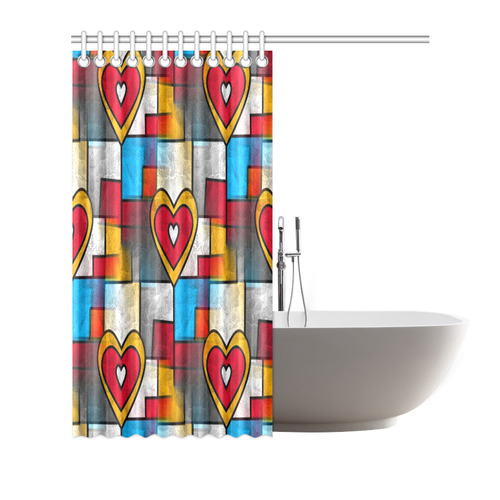 That is my heart by Popart Lover Shower Curtain 72"x72"