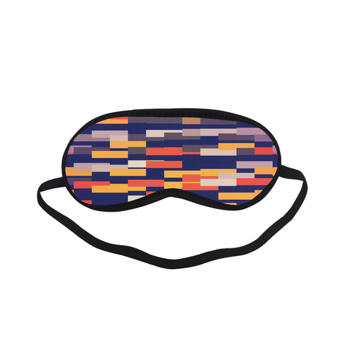 Rectangles in retro colors Sleeping Mask