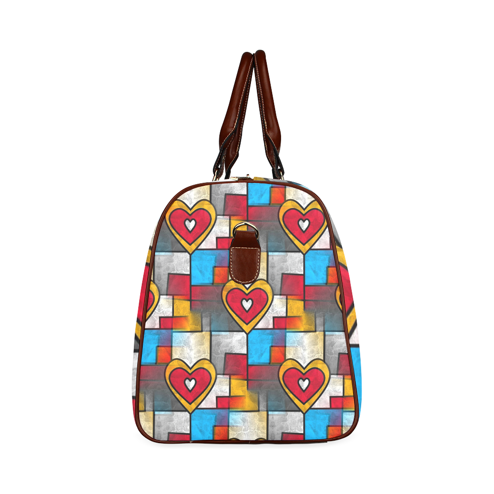 That is my heart by Popart Lover Waterproof Travel Bag/Large (Model 1639)