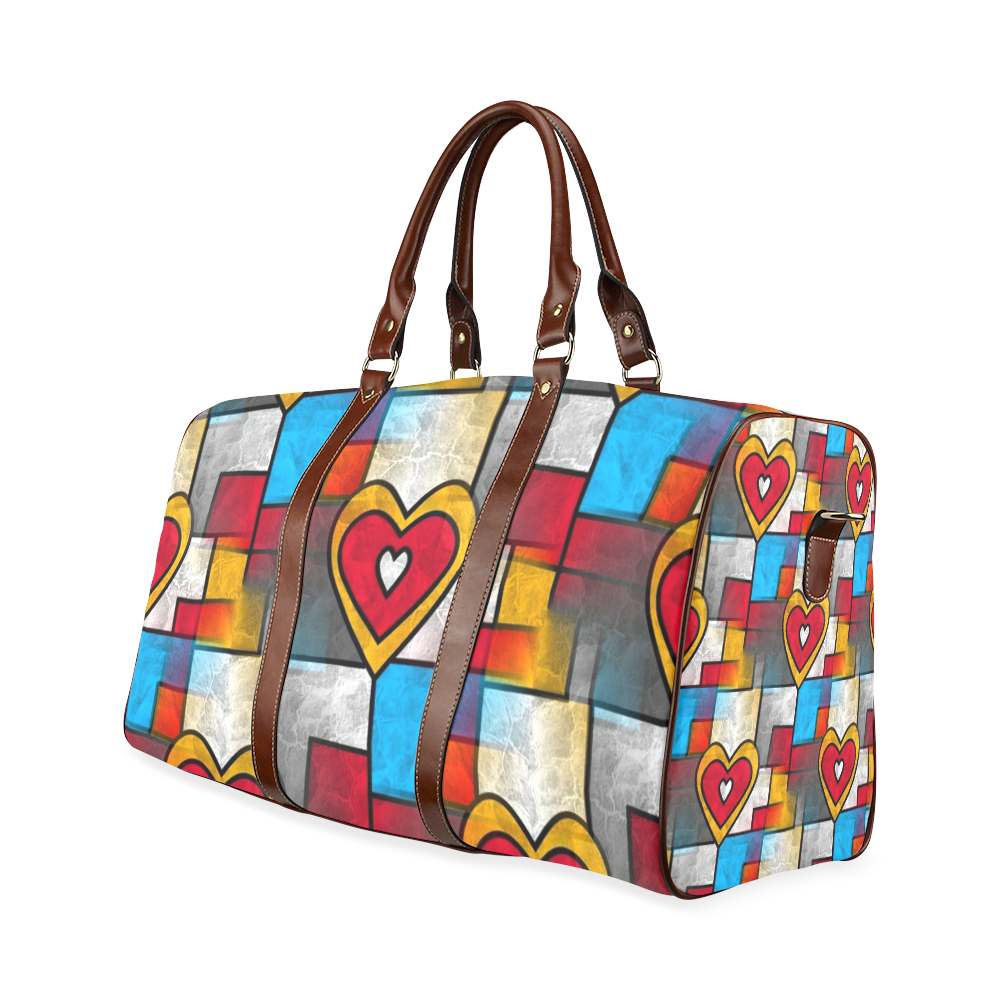 That is my heart by Popart Lover Waterproof Travel Bag/Small (Model 1639)