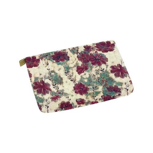 Floral Dreams 10 by JamColors Carry-All Pouch 9.5''x6''
