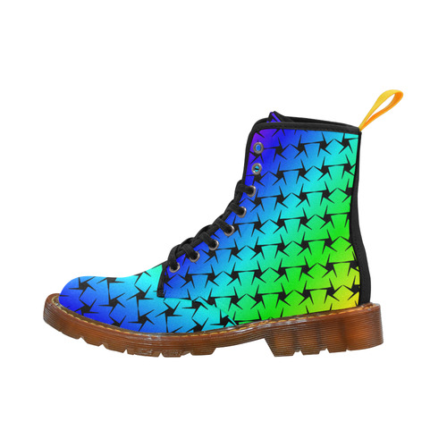 Colorful Black Star Martin Boots For Women Model 1203H