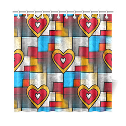 That is my heart by Popart Lover Shower Curtain 72"x72"