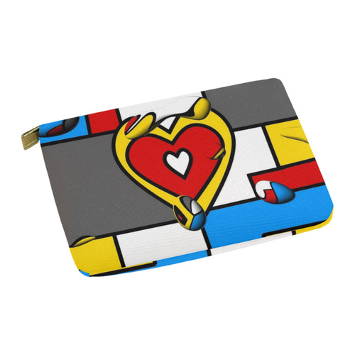 Right in the heart by Nico Bielow Carry-All Pouch 12.5''x8.5''