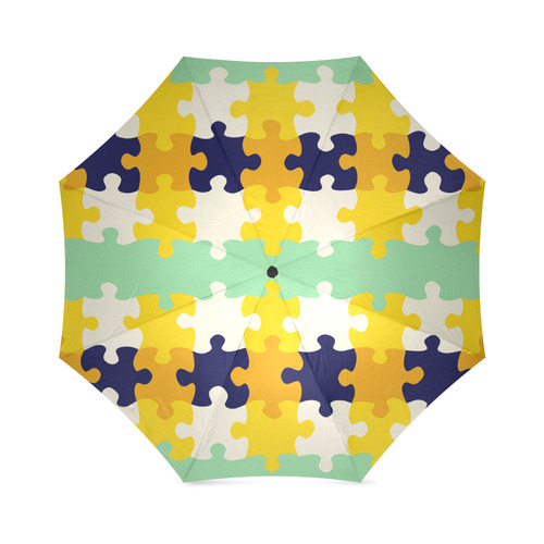 Puzzle pieces Foldable Umbrella (Model U01)