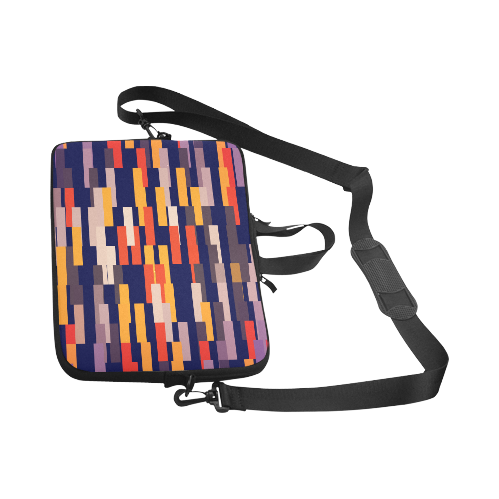 Rectangles in retro colors Laptop Handbags 17"
