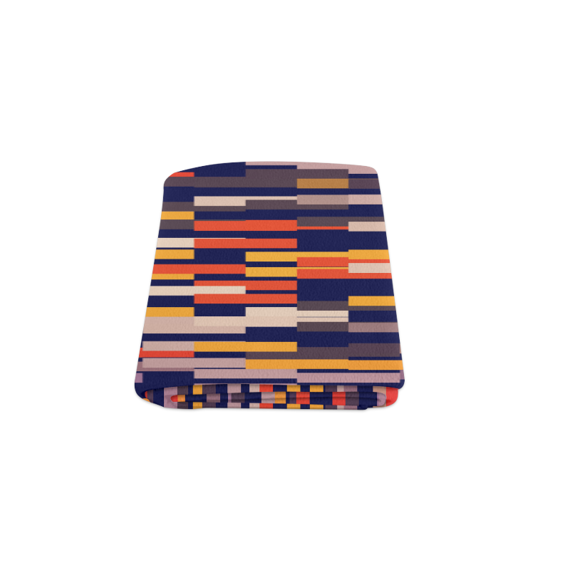 Rectangles in retro colors Blanket 50"x60"