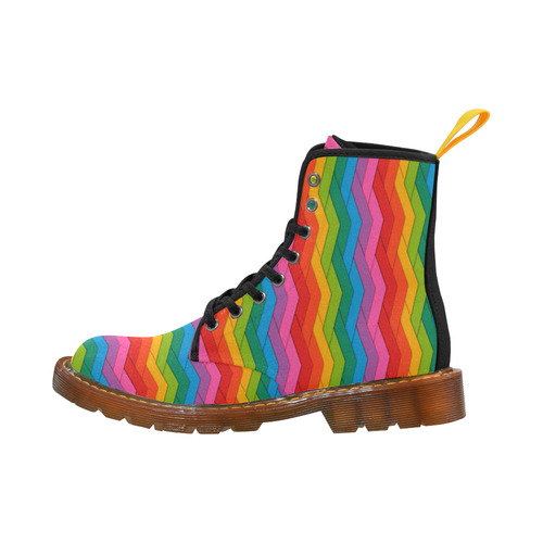 Woven Rainbow Martin Boots For Men Model 1203H