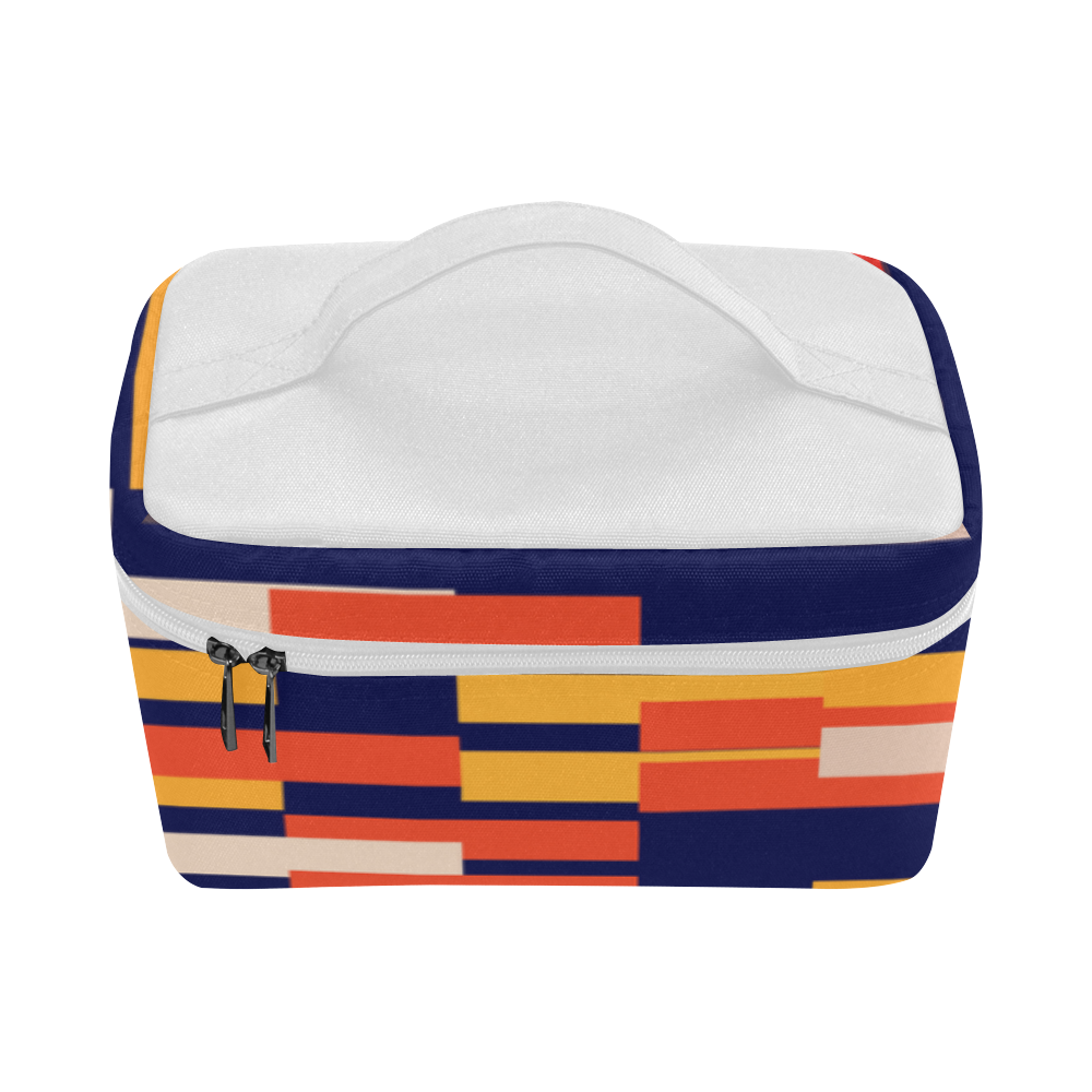 Rectangles in retro colors Lunch Bag/Large (Model 1658)