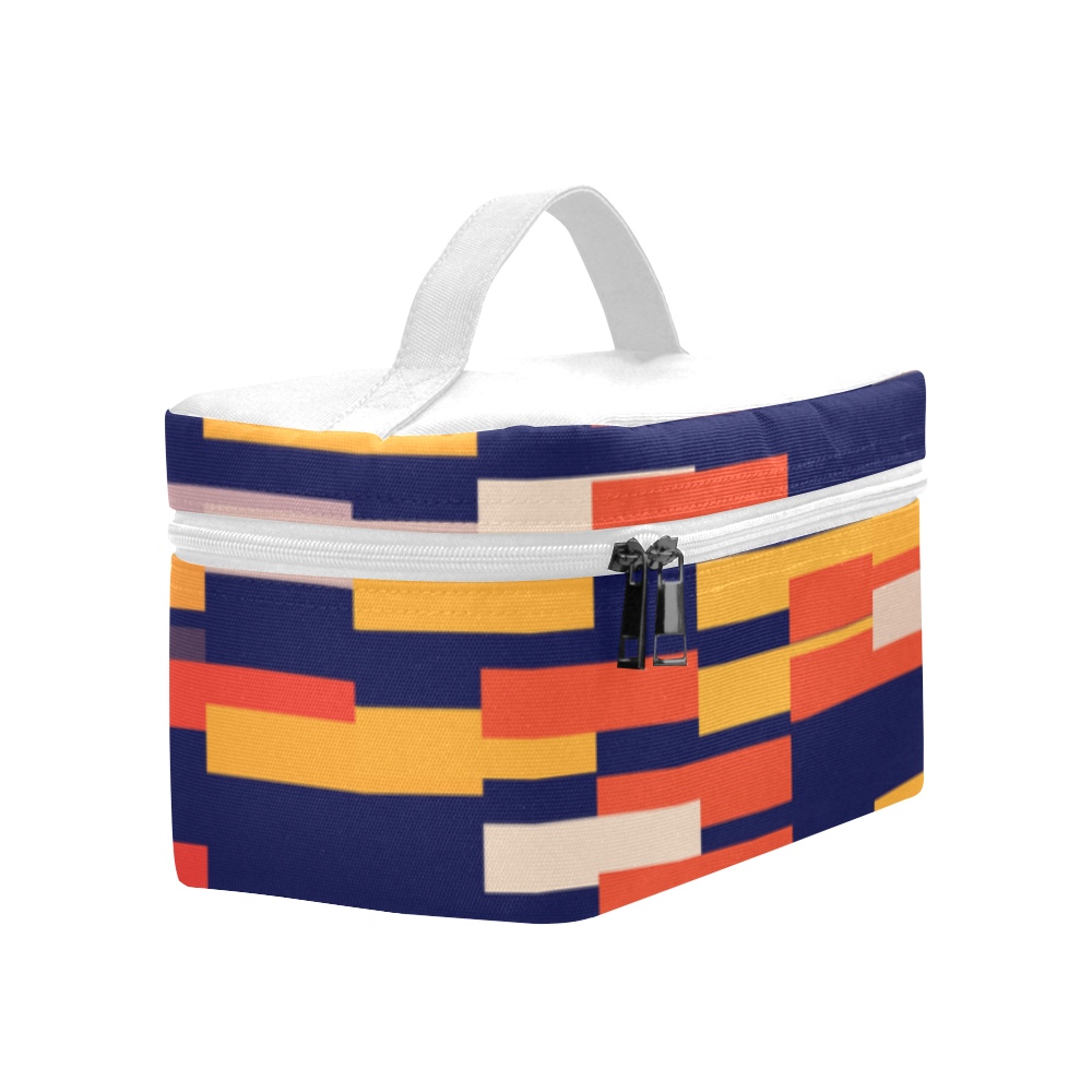 Rectangles in retro colors Lunch Bag/Large (Model 1658)