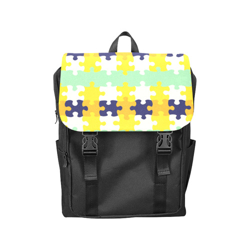 Puzzle pieces Casual Shoulders Backpack (Model 1623)