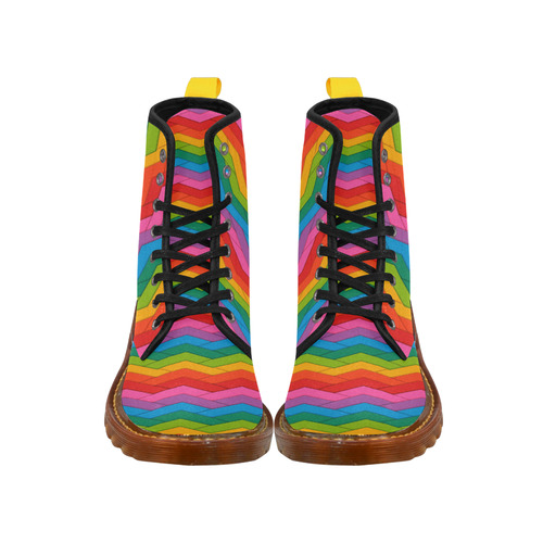 Woven Rainbow Martin Boots For Men Model 1203H