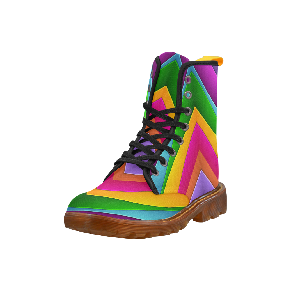 Colorful Pyramid Martin Boots For Women Model 1203H