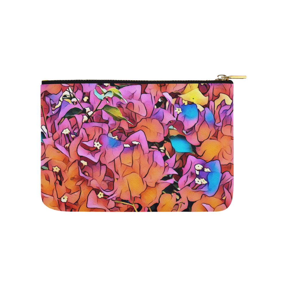 Floral Dreams 15 by JamColors Carry-All Pouch 9.5''x6''