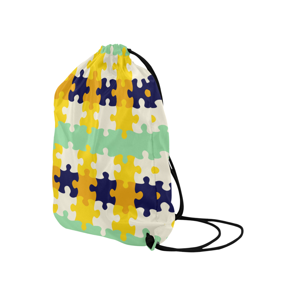 Puzzle pieces Large Drawstring Bag Model 1604 (Twin Sides)  16.5"(W) * 19.3"(H)