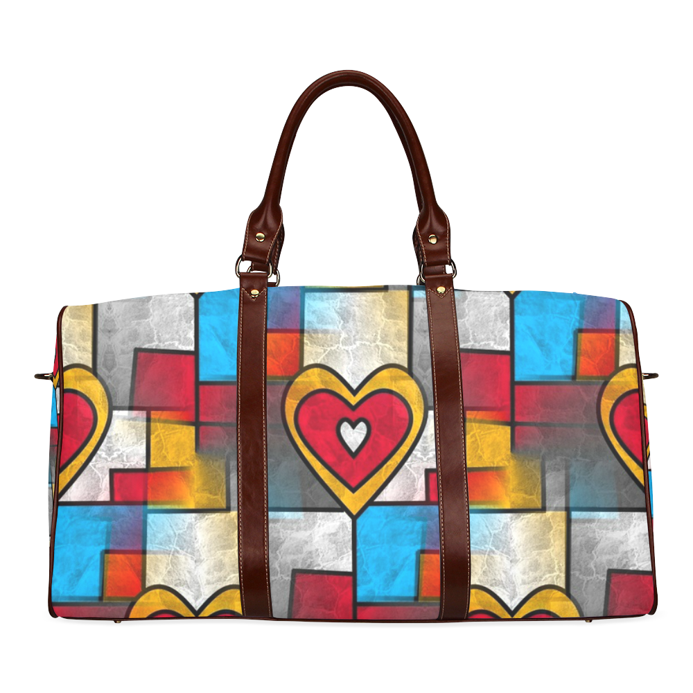 That is my heart by Popart Lover Waterproof Travel Bag/Large (Model 1639)