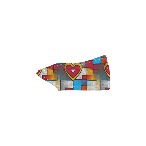 That is my heart by Popart Lover Women's Unusual Slip-on Canvas Shoes (Model 019)