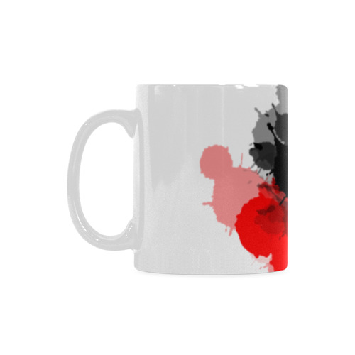 Ink Splatter White Mug(11OZ)