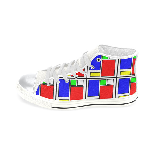 VISION High Top Canvas Shoes for Kid (Model 017)