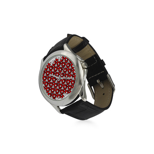 Symbol Women's Classic Leather Strap Watch(Model 203)