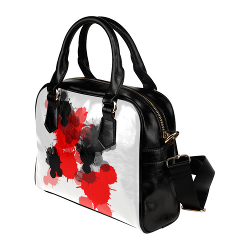 Ink Splatter Shoulder Handbag (Model 1634)