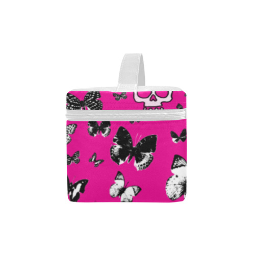 Skulls & Butterflies Lunch Bag/Large (Model 1658)