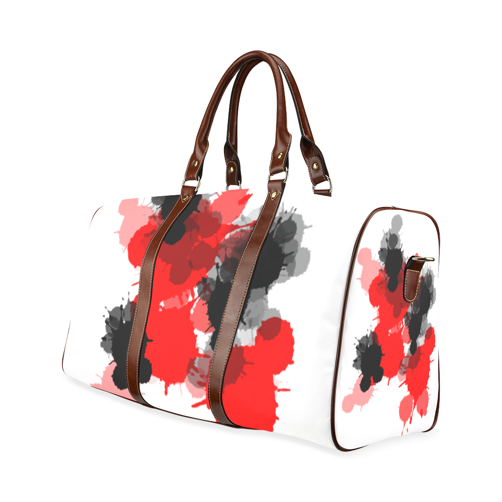 Ink Splatter Waterproof Travel Bag/Small (Model 1639)