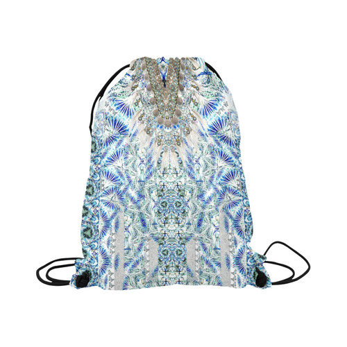 BUTTERFLY DANCE Large Drawstring Bag Model 1604 (Twin Sides)  16.5"(W) * 19.3"(H)