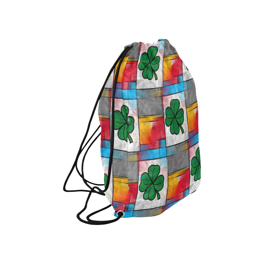 Luck by Popart Lover Large Drawstring Bag Model 1604 (Twin Sides)  16.5"(W) * 19.3"(H)